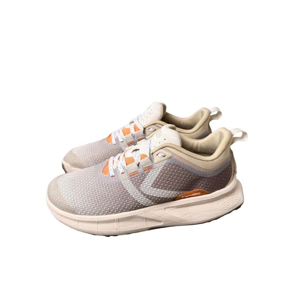 KEEN WK450 Walking Shoes Womens 7 Beige Orange KEEN.CURVE Athletic